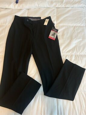Van Heusen ( Flex) Black Men's Dress Pants